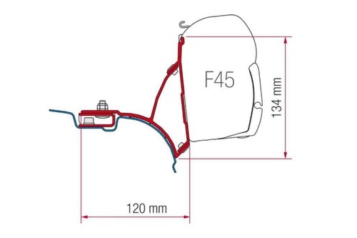 Fiamma f45 awning bracket set - f45,