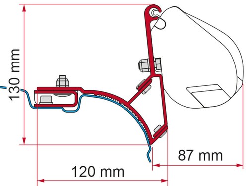 Fiamma motorhome f35 adapter - fiamma,